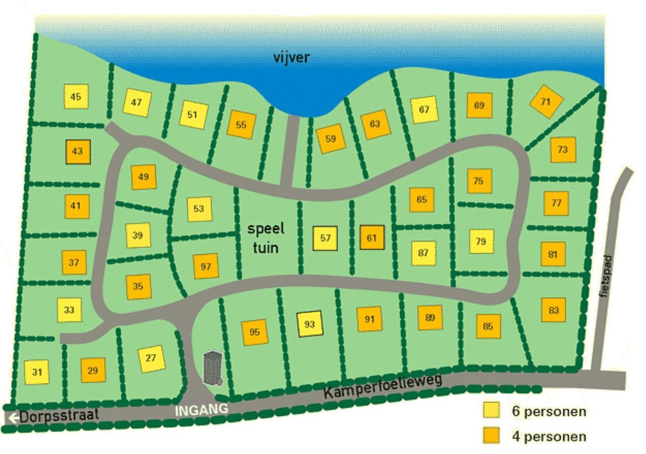 דה קוח Villapark Kamperfoelie 73 מראה חיצוני תמונה